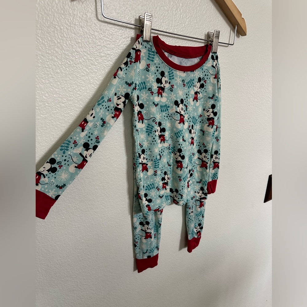 Rare Little Sleepies Mickey Mouse Pajama Set - Red and Light Blue